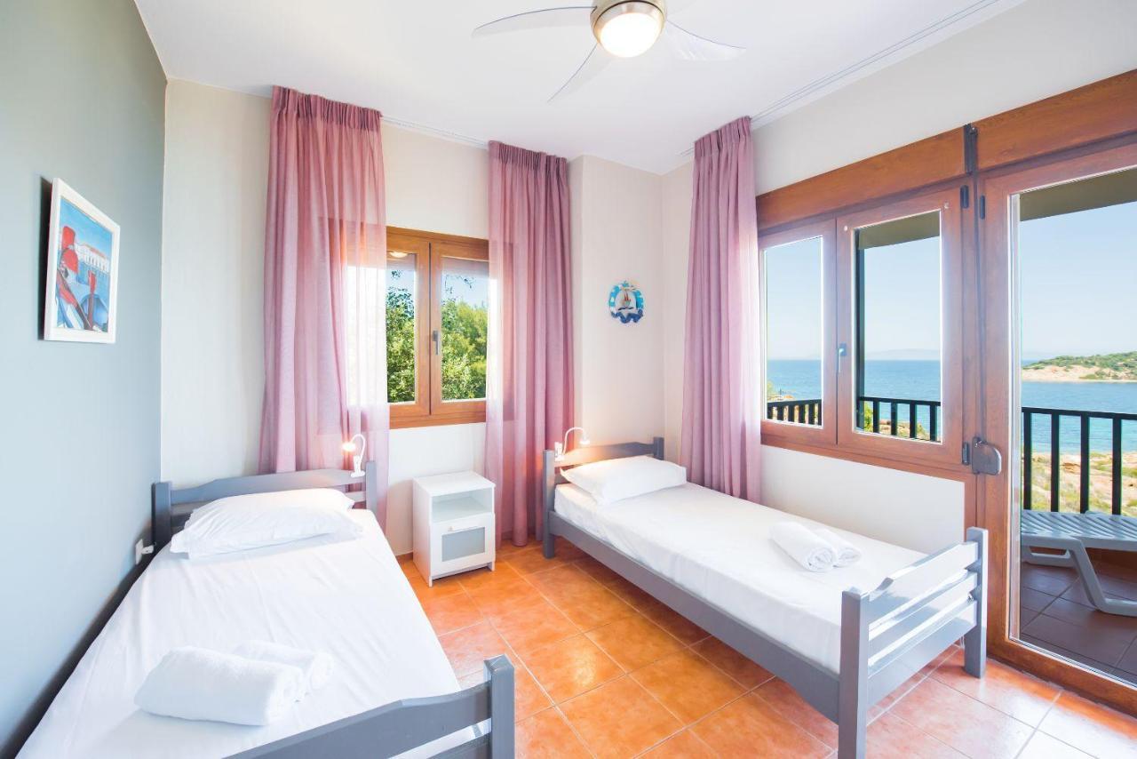 Nereus & Oceanus Beachfront Apartments, Lagonisi Beach #Feelslikehome Ormos Panagias Exteriér fotografie