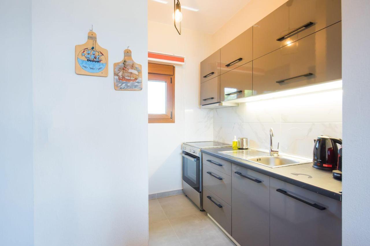 Nereus & Oceanus Beachfront Apartments, Lagonisi Beach #Feelslikehome Ormos Panagias Exteriér fotografie