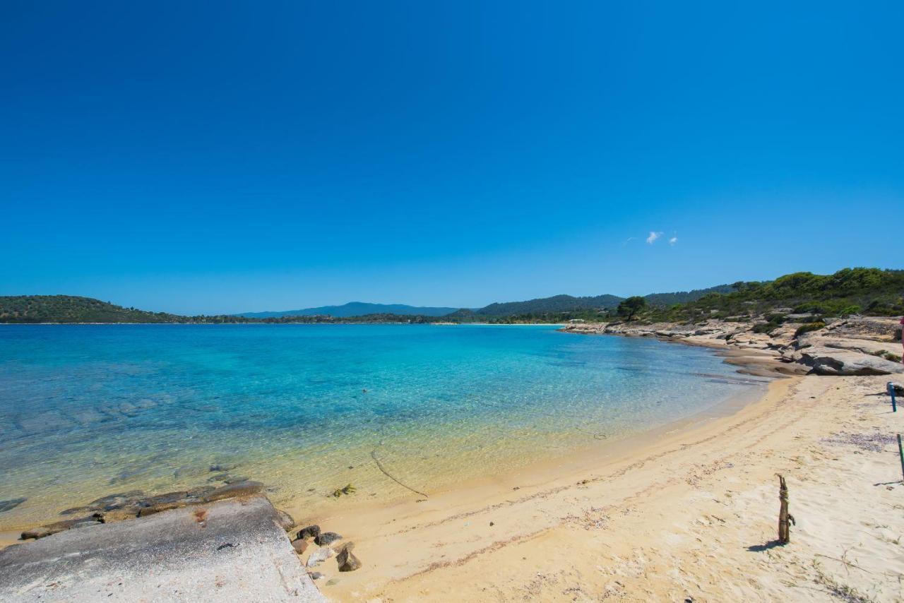 Nereus & Oceanus Beachfront Apartments, Lagonisi Beach #Feelslikehome Ormos Panagias Exteriér fotografie