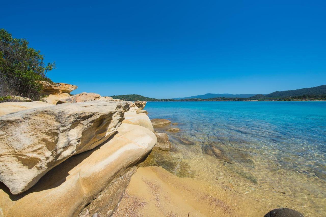 Nereus & Oceanus Beachfront Apartments, Lagonisi Beach #Feelslikehome Ormos Panagias Exteriér fotografie