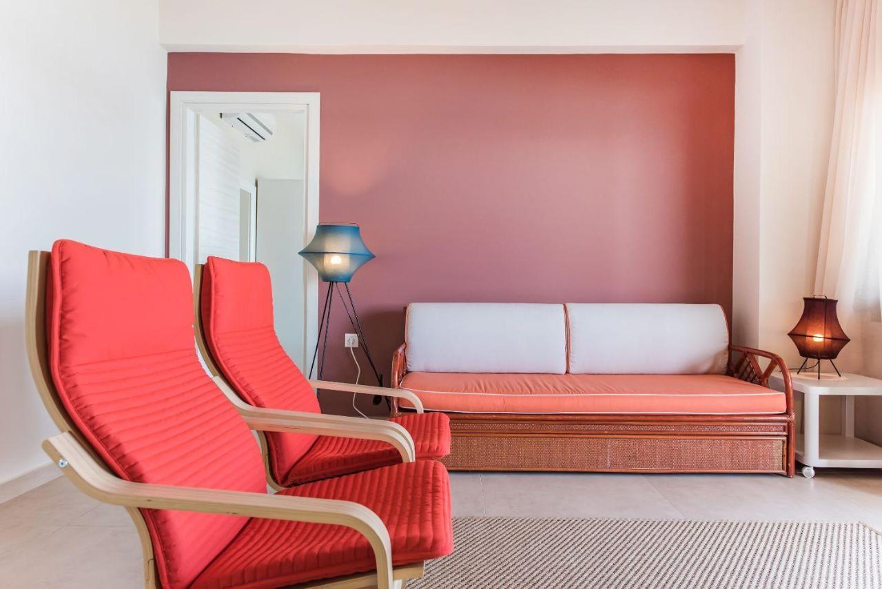Nereus & Oceanus Beachfront Apartments, Lagonisi Beach #Feelslikehome Ormos Panagias Exteriér fotografie