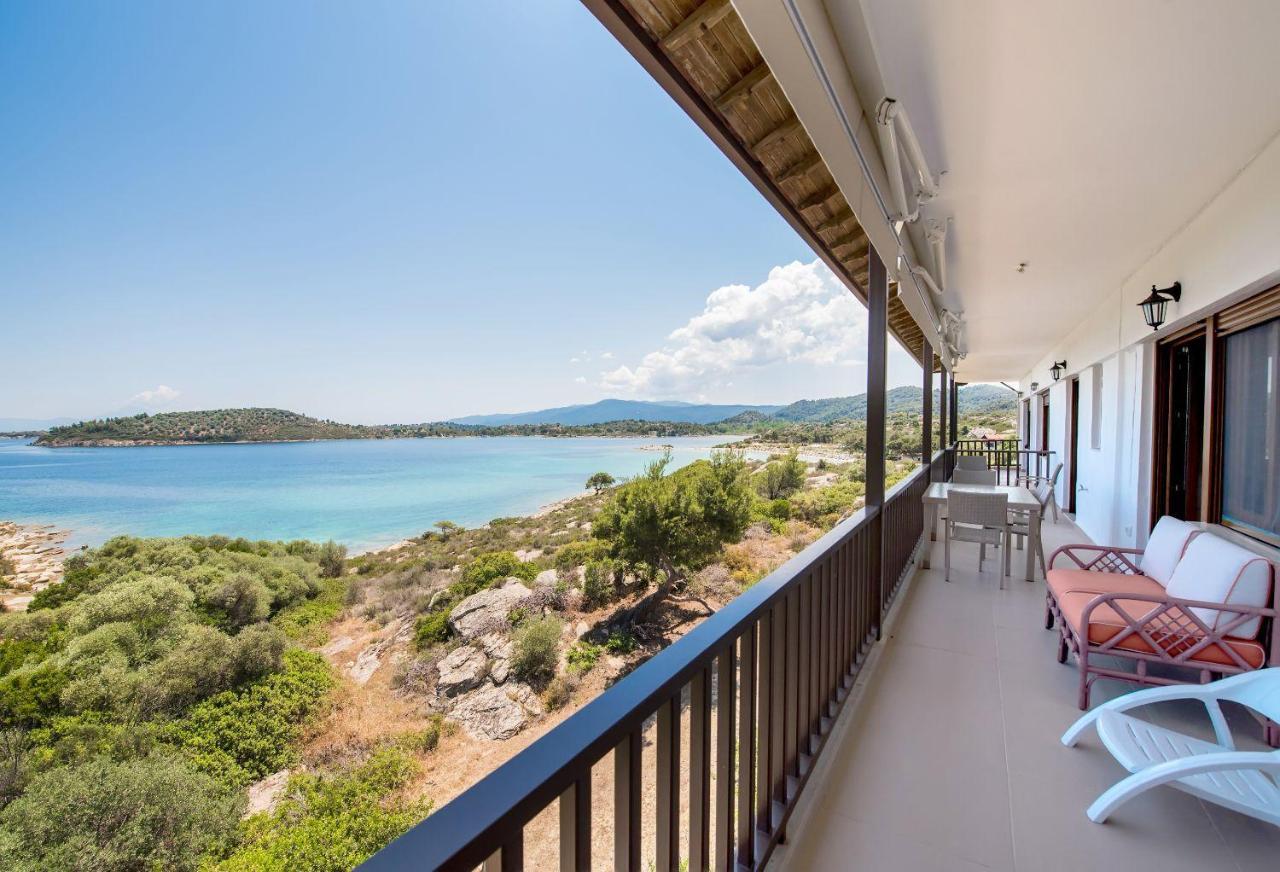 Nereus & Oceanus Beachfront Apartments, Lagonisi Beach #Feelslikehome Ormos Panagias Exteriér fotografie