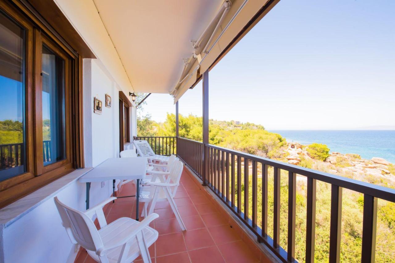 Nereus & Oceanus Beachfront Apartments, Lagonisi Beach #Feelslikehome Ormos Panagias Exteriér fotografie