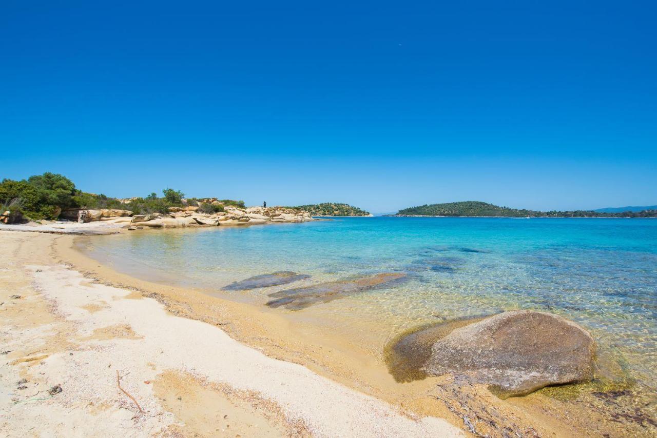 Nereus & Oceanus Beachfront Apartments, Lagonisi Beach #Feelslikehome Ormos Panagias Exteriér fotografie