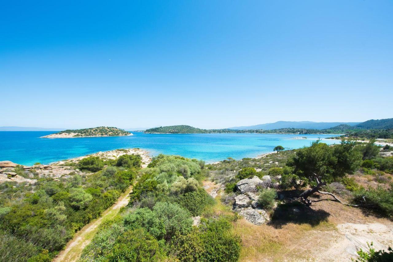 Nereus & Oceanus Beachfront Apartments, Lagonisi Beach #Feelslikehome Ormos Panagias Exteriér fotografie