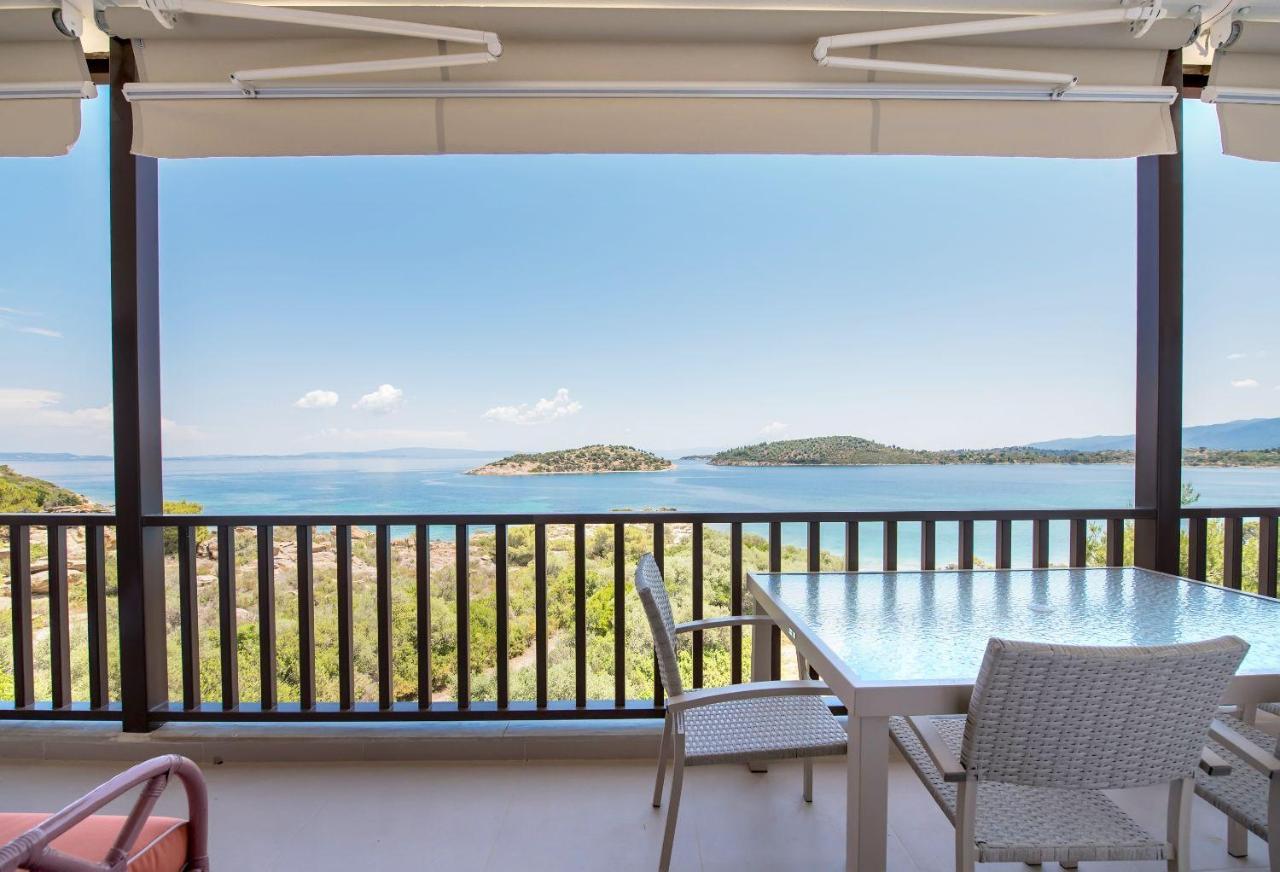 Nereus & Oceanus Beachfront Apartments, Lagonisi Beach #Feelslikehome Ormos Panagias Exteriér fotografie